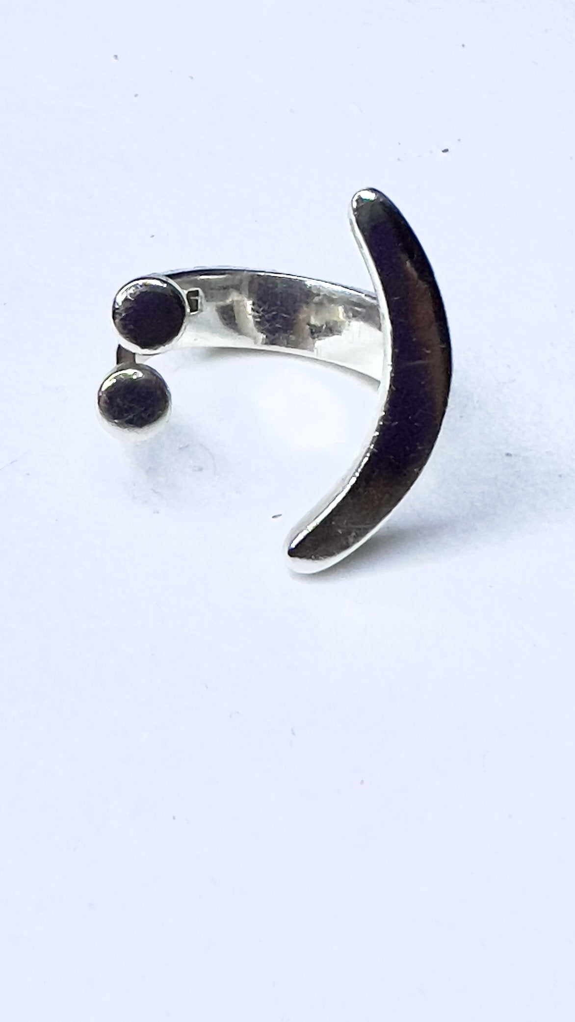 Anillo de plata 925 Diseño Carita feliz